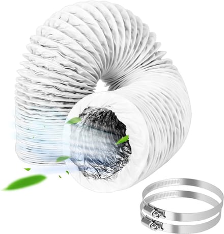 Dailygoods - Flexibele Afvoerslang Ø 100 mm - 3 Meter voor Airconditioning en Afzuigkap