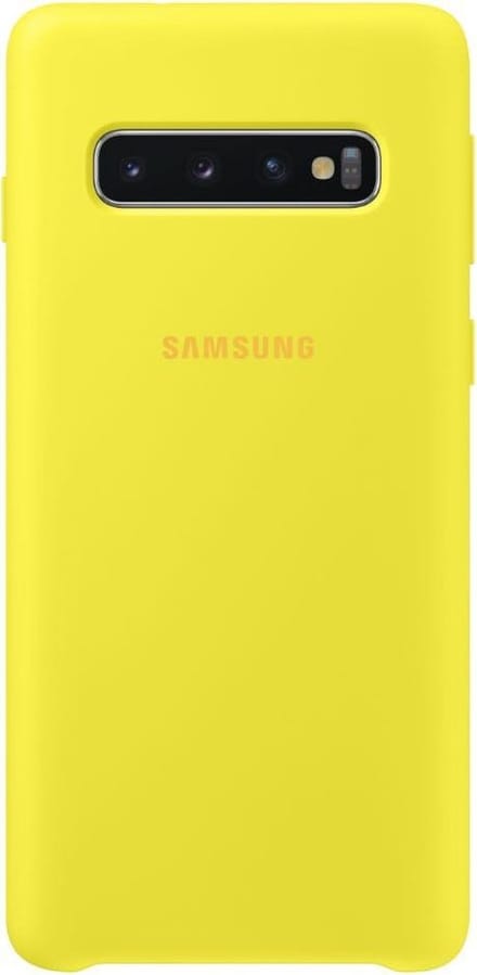 Samsung Silicone Cover - voor Samsung Galaxy S10 - Geel