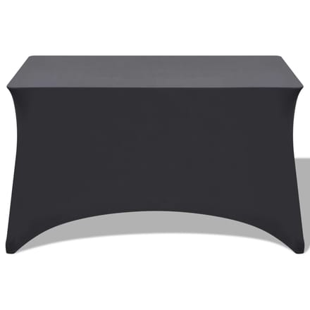 vidaXL - Tafelhoes - stretch - antraciet - 120x60,5x74 - cm - 2 - st