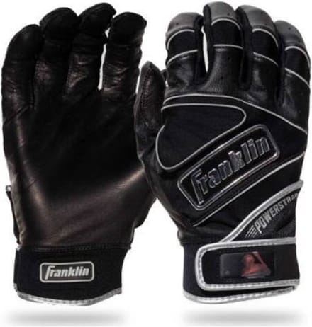 Franklin Honkbal/Softbal Slaghandschoenen Volwassenen| Maat S Kleur Black