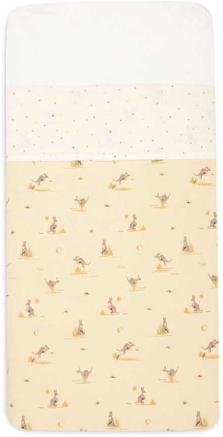 Jollein Laken Ledikant - 120x150cm - Katoen - Kangaroots - Dusty Dot