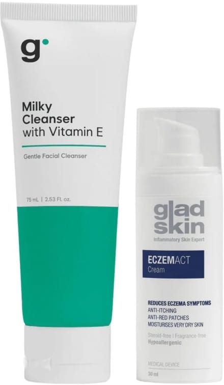 Gladskin - Eczemact Face Care Set - 75+30ml