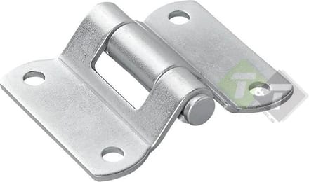 Scharnier - 73mm x 61mm - Aanhanger scharnier - deurscharnier - vlinderscharnier