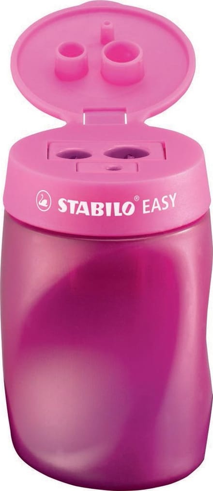 Puntenslijper stabilo easy 4502 rechts roze | 3 stuks