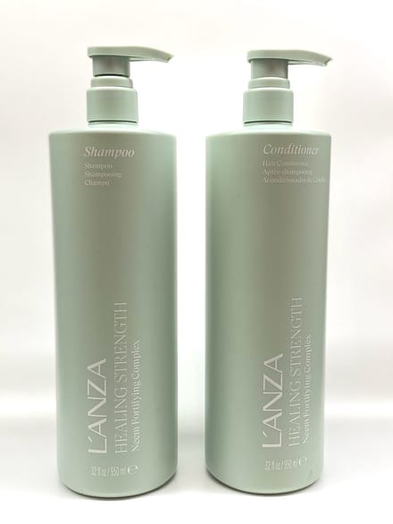 Lanza White Tea - 950 ml - Shampoo & Lanza L'Anza Healing Strength Manuka Honey Conditioner 950ml