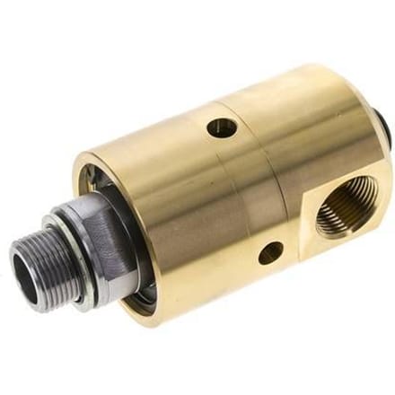 Draaidoorvoer G3/4'' Binnendraad X G3/4'' Buitendraad Messing 50bar Schurende Middelen