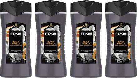 Axe Douchegel Black Vanilla 4 x 300 ml - Fine Fragrance Collection