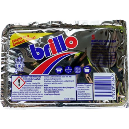 Mr Muscle Brillo reinigingsspons - 5 stuks