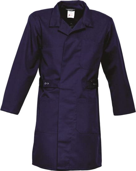 HaVeP Basic Stofjas - Lang - Maat 46 - Marineblauw