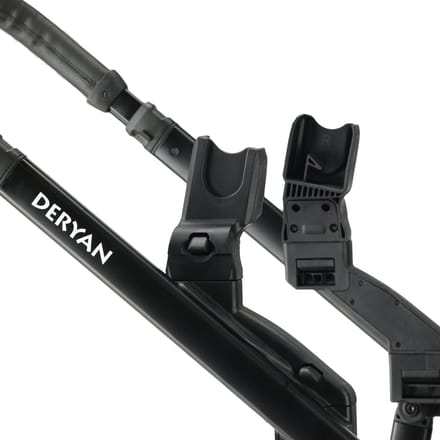 Deryan Evy autostoel Adapter - Voor Maxi Cosi /Cybex/Nuna - Zwart