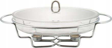 Kinghoff 1411- Warmhoudschaal - Rechaud - rond - 3.2 liter