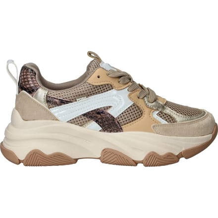 POSH by Poelman Sneakers - Meisjes - Beige - Maat:34
