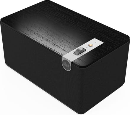 Klipsch: The Three Plus premium Bluetooth speaker | 120W | Bluetooth 5.3 | Digitale audio ingang | Analoge audio ingang | Phono ingang | USB-C | Equalizer | Klipsch Connect App | Party mode | Mat zwart