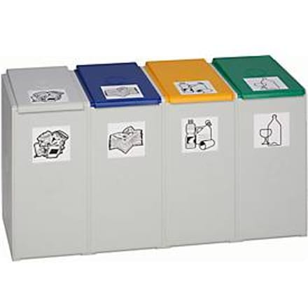 Opvangsysteem voor recyclebare materialen 2000, 40 liter, vierdelig element, geleverd zonder deksel!