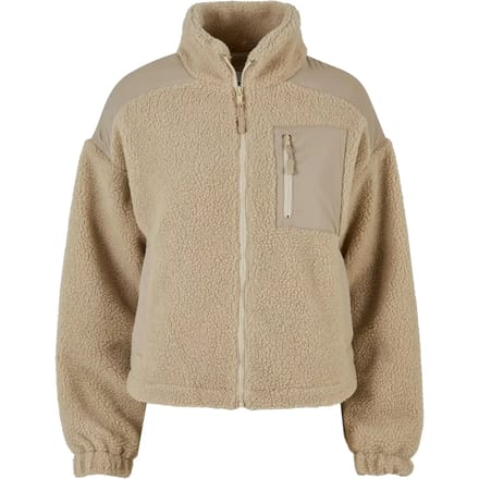 Urban Classics - Sherpa Mix Jacket - S - Beige