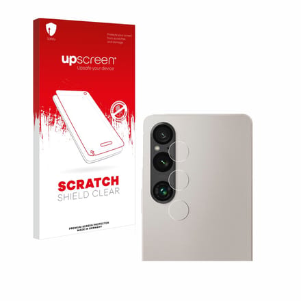 upscreen - Screenprotector voor Sony Xperia 1 V (ALLEEN Camera Lens) - Folie Beschermfolie transparant