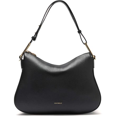 COCCINELLE Leren Schoudertas Magie Soft Shoulder Bag Noir Zwart
