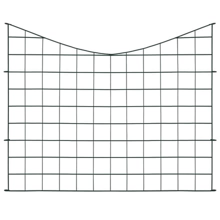 vidaXL - Schuttingset - hol - gebogen - 77,5x64 - cm - groen