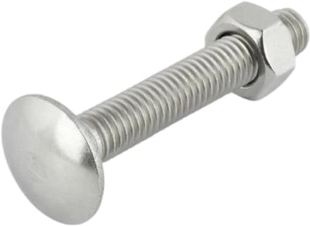 Deltafix - Slotbout m6x50mm rvs