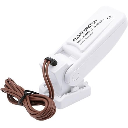12V 1100GPH Automatische bootbilgepomp vlotterschakelaar lensschakelaars flowsensor voor elektrisch water wit