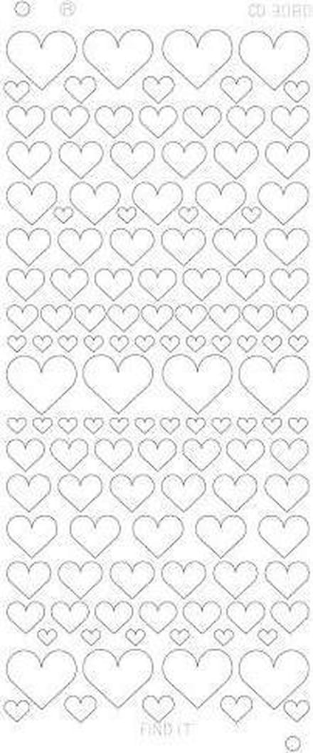 Hearts Various Platinum - Goud 1 stuks