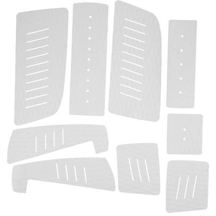 EVA Deck Traction Pad Antislip Surfboard Mat Surf Tail Pad Mat voor Longboard Paddle Board(Wit ) wit