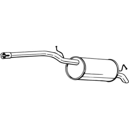 Geluiddemper achter BOSAL 280-161