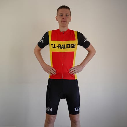 TI Raleigh - wielershirt - koerstrui - retro - vintage - maat S