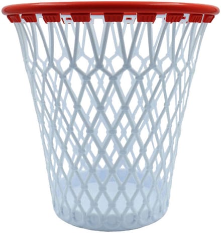 Lobbes prullenbak basketbalnet - speels opbergen voor kinderen.