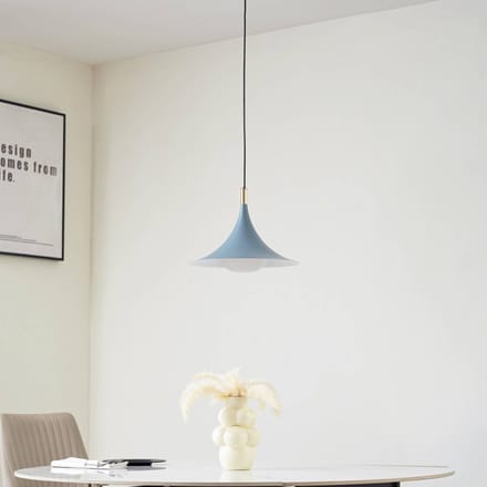 Lindby - hanglamp - 1licht - IJzer - H: 23 cm - G9 - blauw