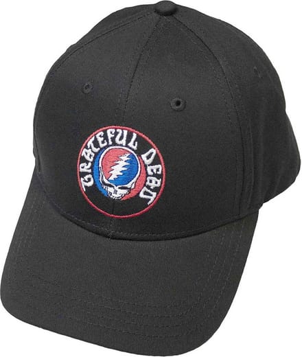 Grateful Dead - Steal Your Face Logo Snapback Pet - Zwart