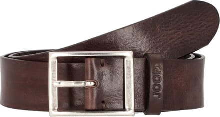 JOOP! Leren Riem Classic Jeans Belt 4,0 CM W90 D`Brown Donkerbruin