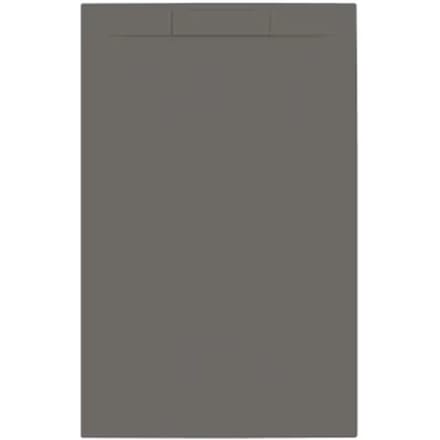 Allibert - Douchebak - Luna 140 X 90 Cm - Polybeton - Gun Metal