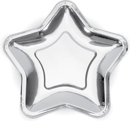 Bordjes Ster Zilver