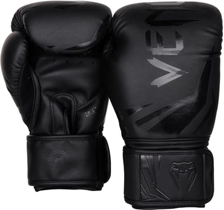 Venum Challenger 3.0 Kickbokshandschoenen - Black/Black - 10 oz