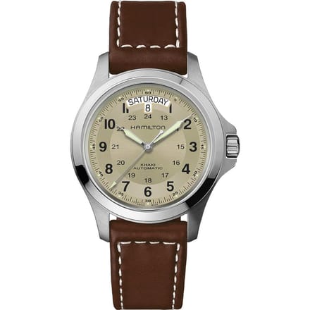 Hamilton Khaki King automatisch H64455523 herenhorloge wit