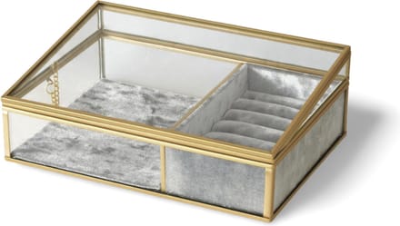 Sieradendoos Glas Goud