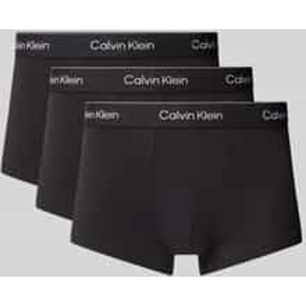 Calvin Klein 3-Pack Low Rise Trunks Heren - Zwart/Zwart - Maat XL