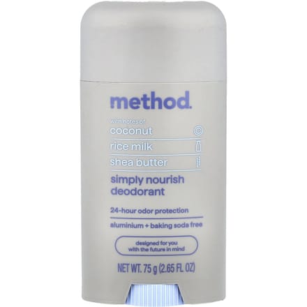 Method Deodorant, Simply Nourish, 75g (2,65 vloeibare ounces) gray