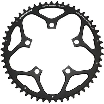 5-spaaks rijplaat Stronglight 7075 Type Shimano