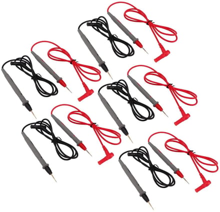 Digitale Multimeter Pen - Testkabel Set - Elektrische Metingen - Hittebestendig PVC - 20A Capaciteit - Zwart Rood