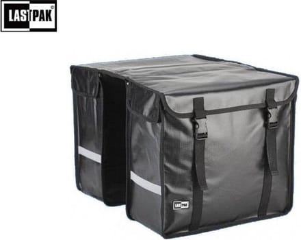 Lastpak Bisonyl - Dubbele Fietstas - 46 l - Zwart