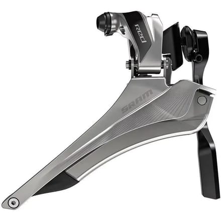 Voorderailleur sram red braze on yaw incl chainspotter red 22 - ZWART