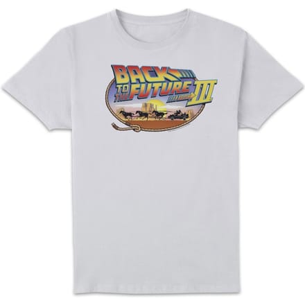 Back to the Future Lasso T-shirt - Wit - S