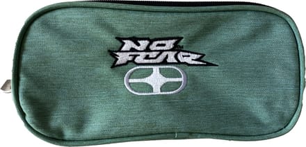 No Fear Etui 23 X 10 X 6 Cm Textiel Appelgroen/zwart