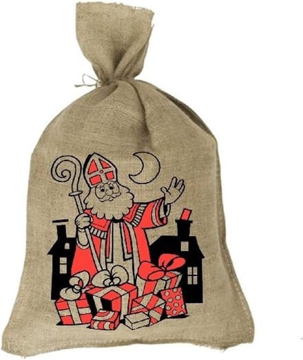 Sinterklaaszak Jute 80x50 Cm (5 stuks)