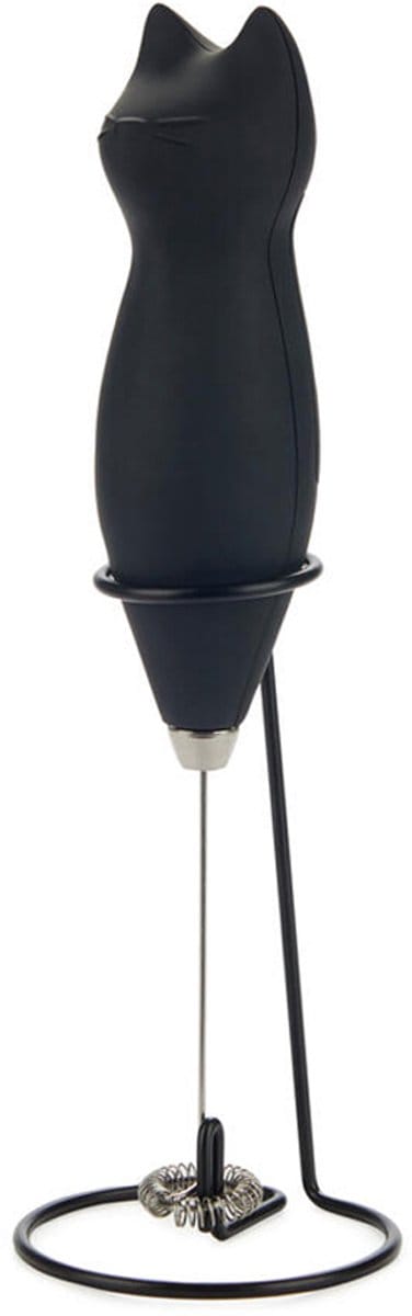 Balvi Milk Frother Kat Poes Zwart