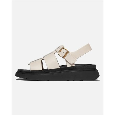 FitFlop GEN-FF Fisherman Dames Sandalen Van Leer In Beige
