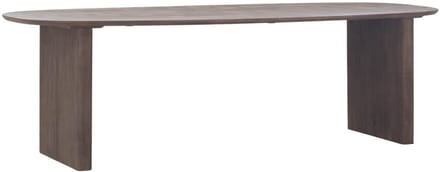 Giga Meubel Eettafel Aya - Donkerbruin Mangohout - 210x100x76cm