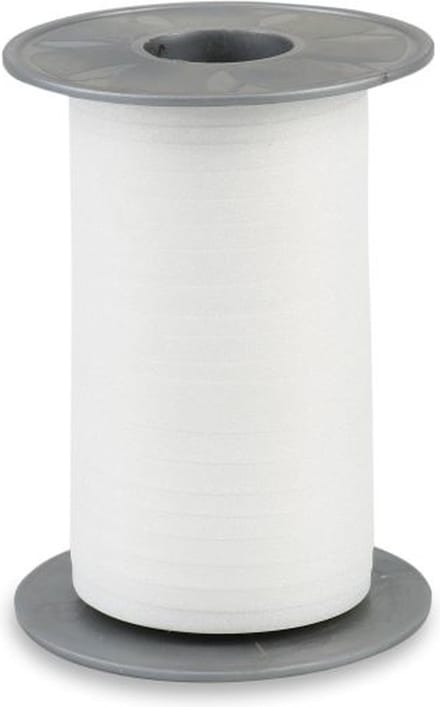 Krullint Glitter Wit – Cadeaulint - 10mm